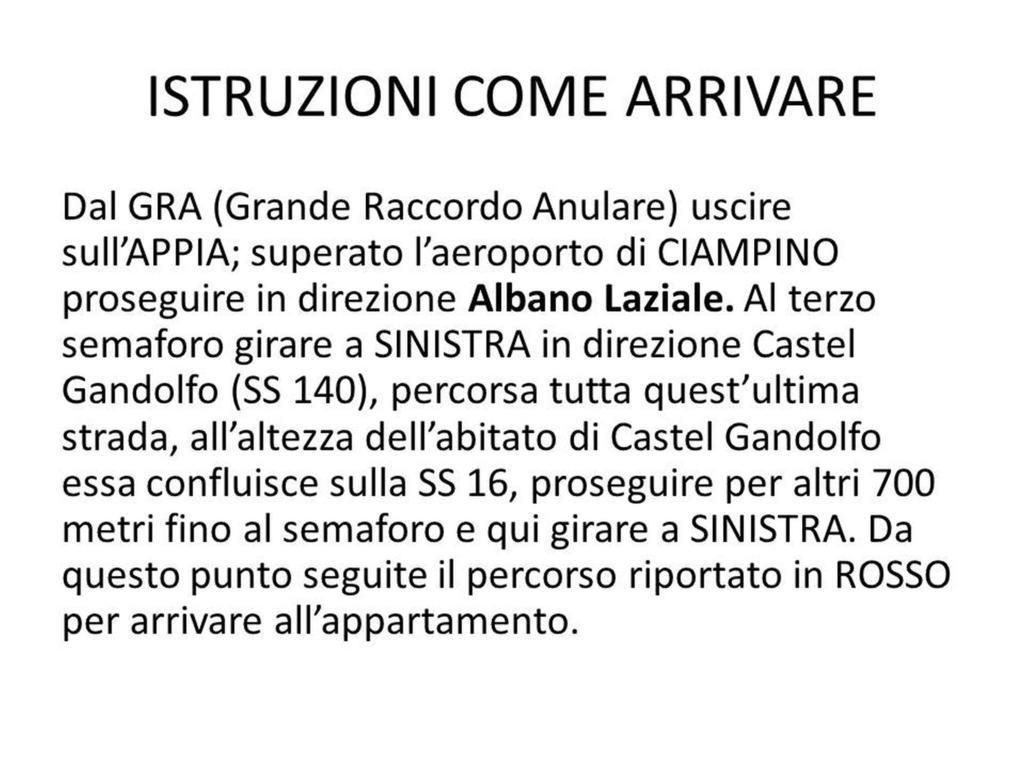 Apartment Castel Gandolfo Pokoj fotografie